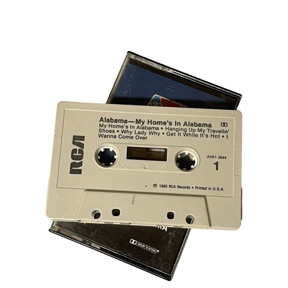 Vintage 1980 Alabama Cassette My Homes In Alabama Used RCA Tested - Picture 3 of 12